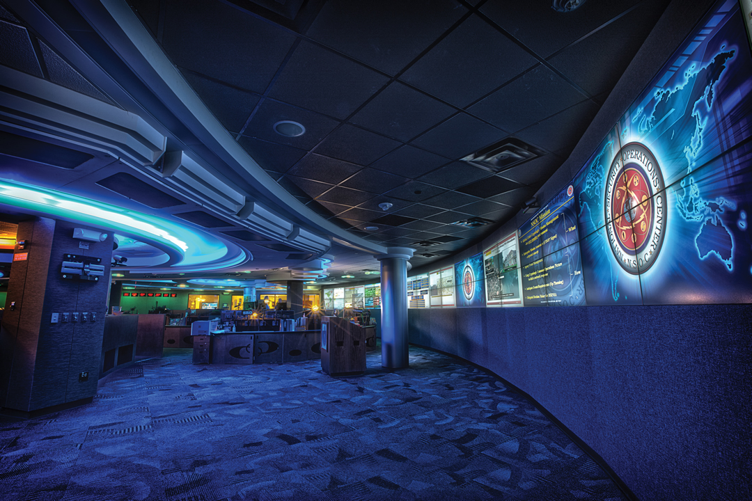 Workstations on the watch floor of a national security operations centre in 2012, the kind of monitoring environment that decides whether a reporting clock ever starts